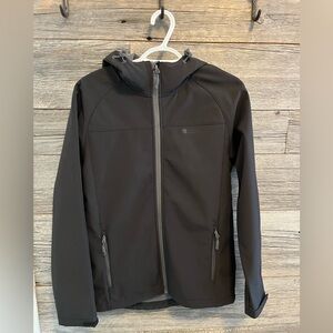 NWOT-Mountain Warehouse Men’s Softshell Jacket XS Black Hooded New Without Tags